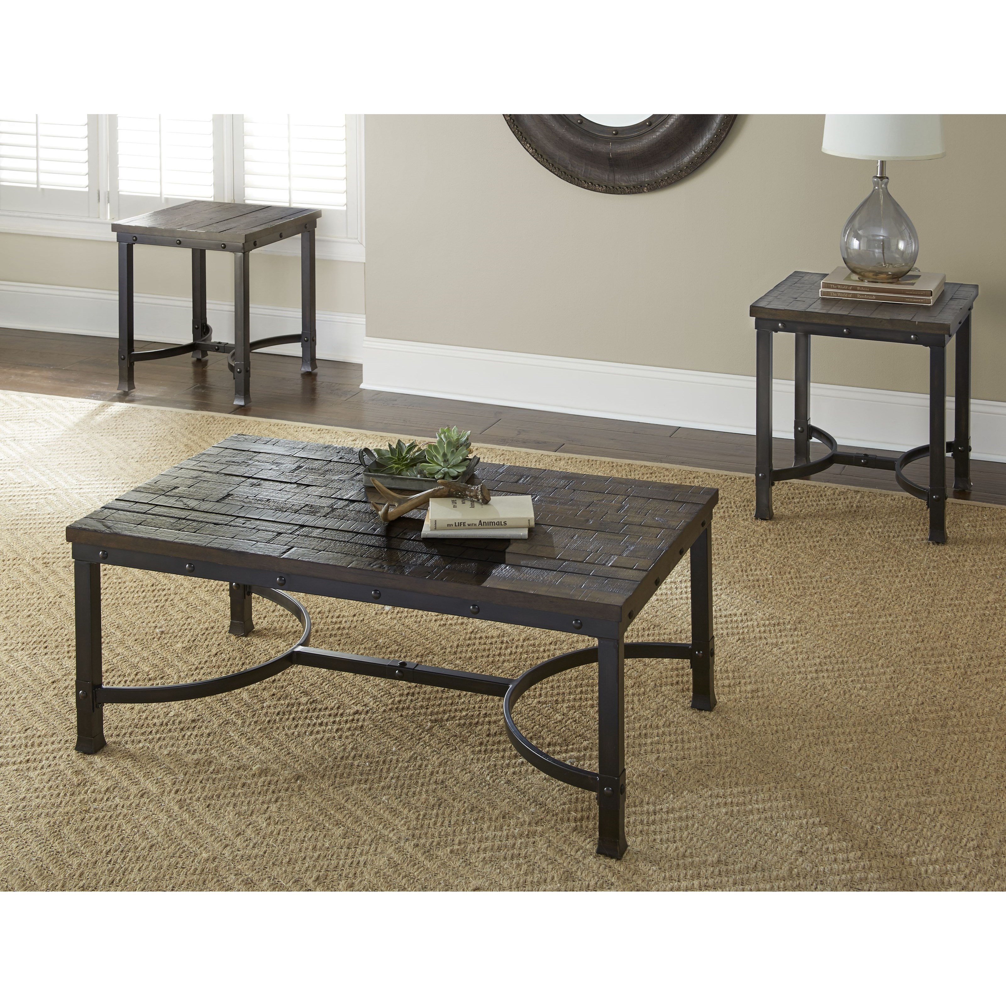 Steve silver store coffee table